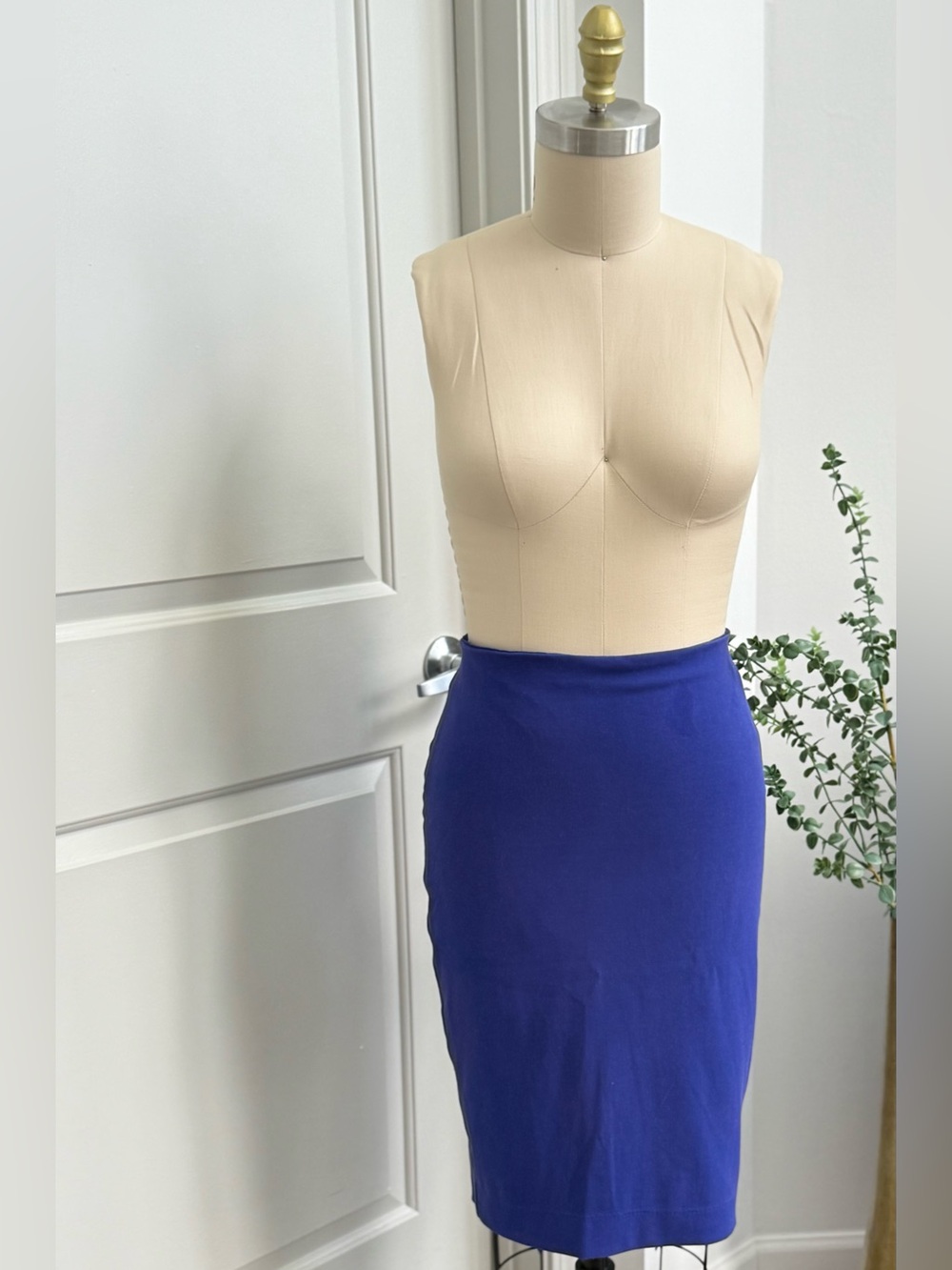 Express Royal Blue Pencil Skirt